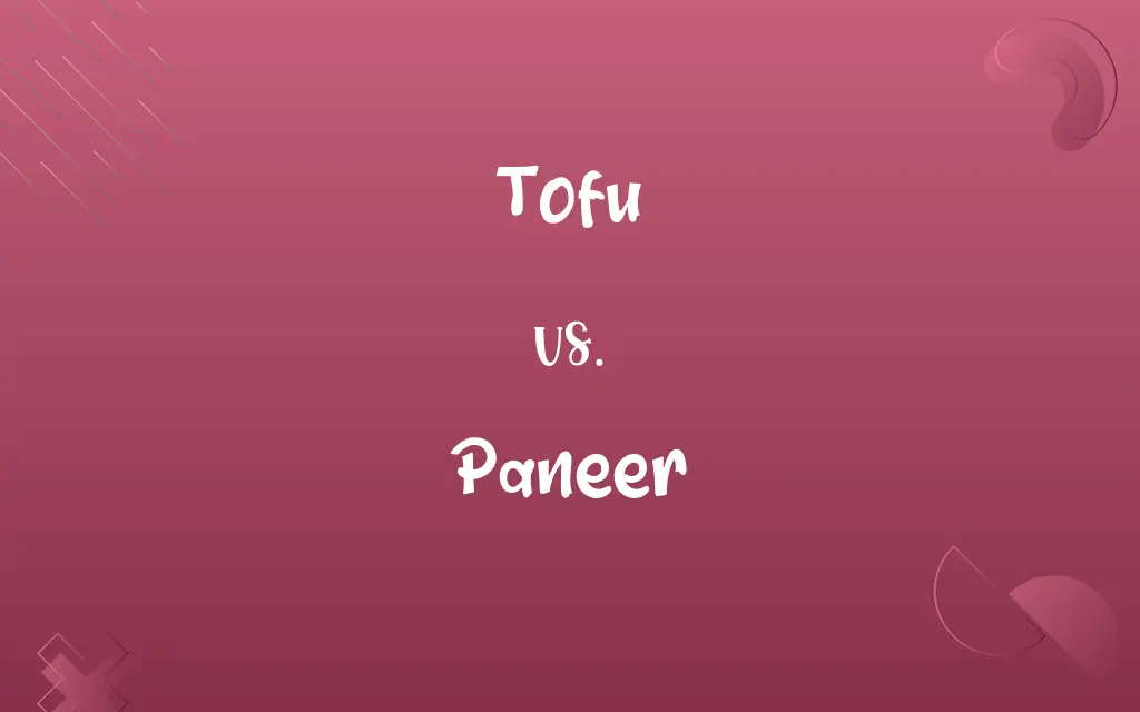 Tofu vs. Paneer