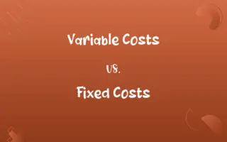 Variable Costs vs. Fixed Costs