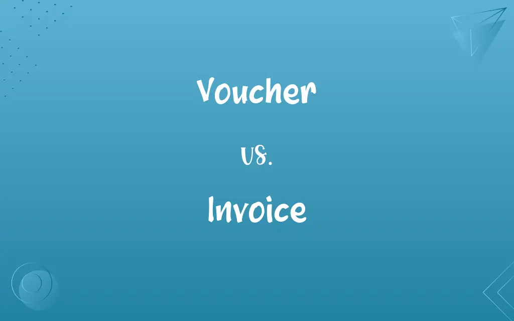 Voucher vs. Invoice