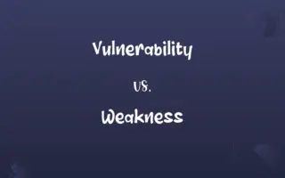 Vulnerability vs. Weakness
