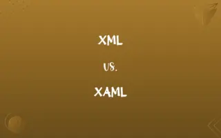 XML vs. XAML