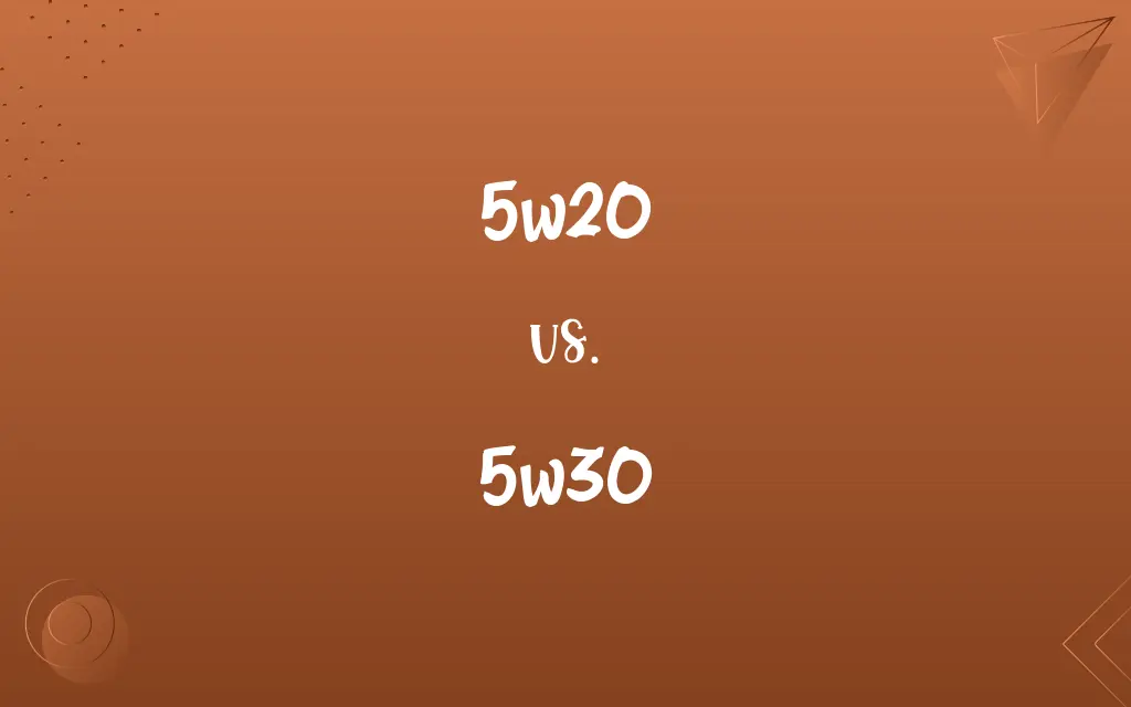 5w20 vs. 5w30