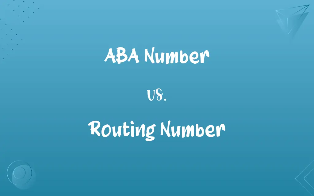 ABA Number vs. Routing Number