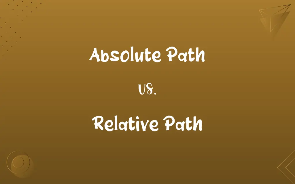 Absolute Path vs. Relative Path