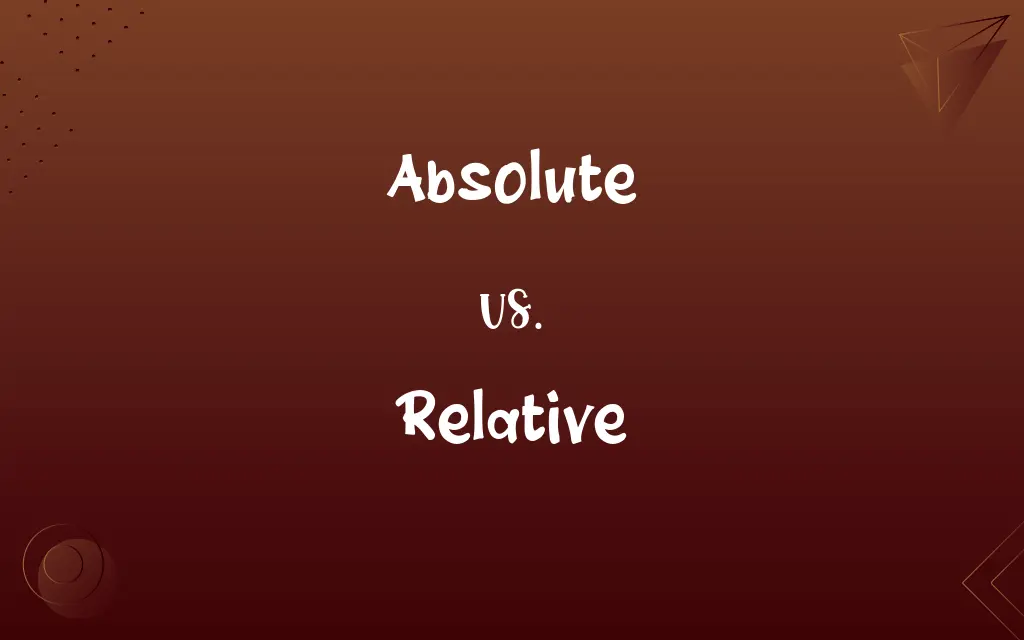Absolute vs. Relative