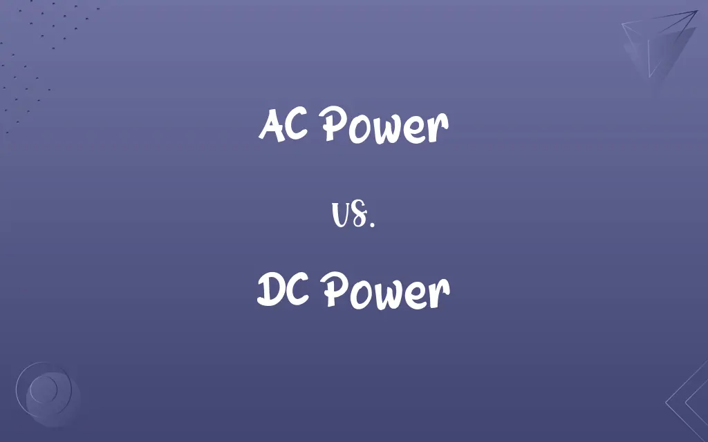 AC Power vs. DC Power