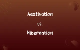Aestivation vs. Hibernation
