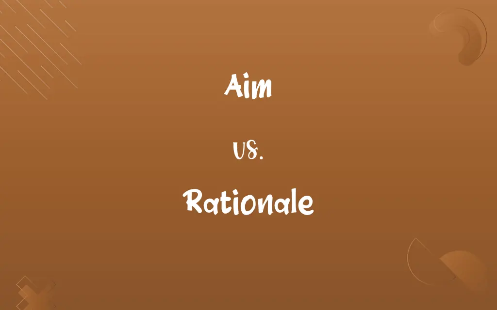 Aim vs. Rationale