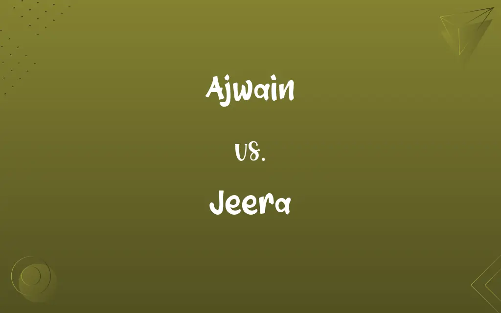 Ajwain vs. Jeera