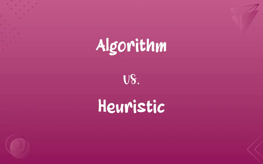 Algorithm vs. Heuristic