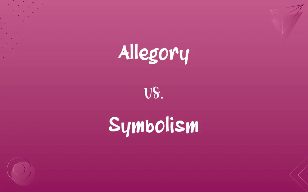 Allegory vs. Symbolism