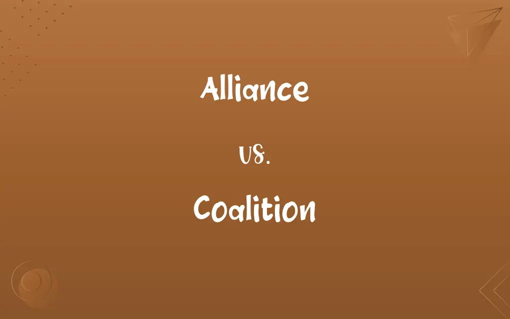 Alliance vs. Coalition