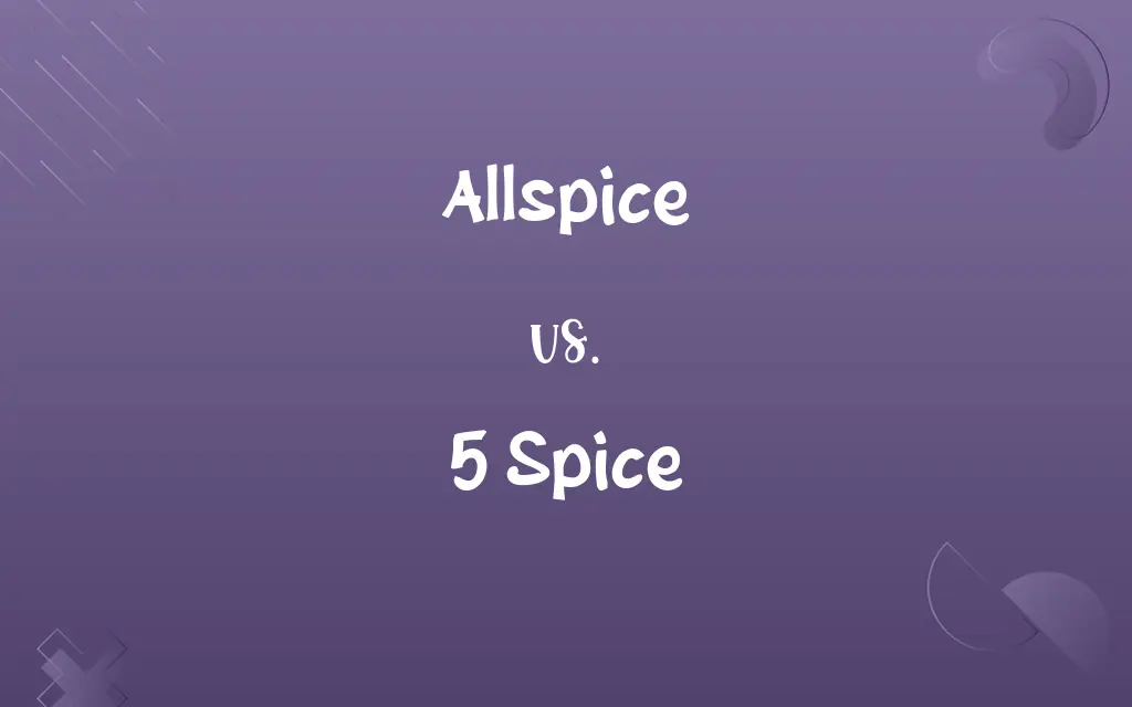 Allspice vs. 5 Spice