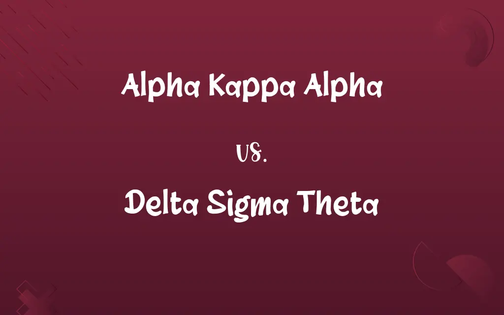 Alpha Kappa Alpha vs. Delta Sigma Theta