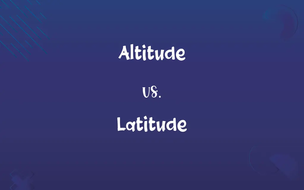 Altitude vs. Latitude
