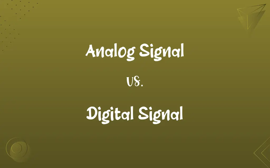 Analog Signal vs. Digital Signal