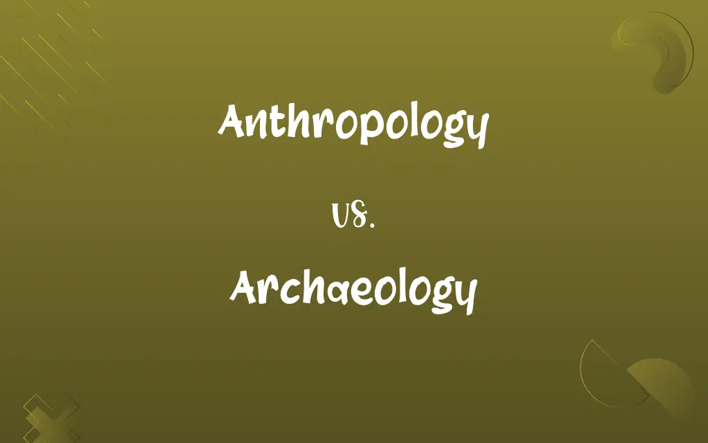 Anthropology vs. Archaeology