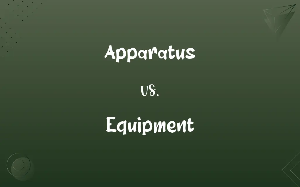 Apparatus vs. Equipment