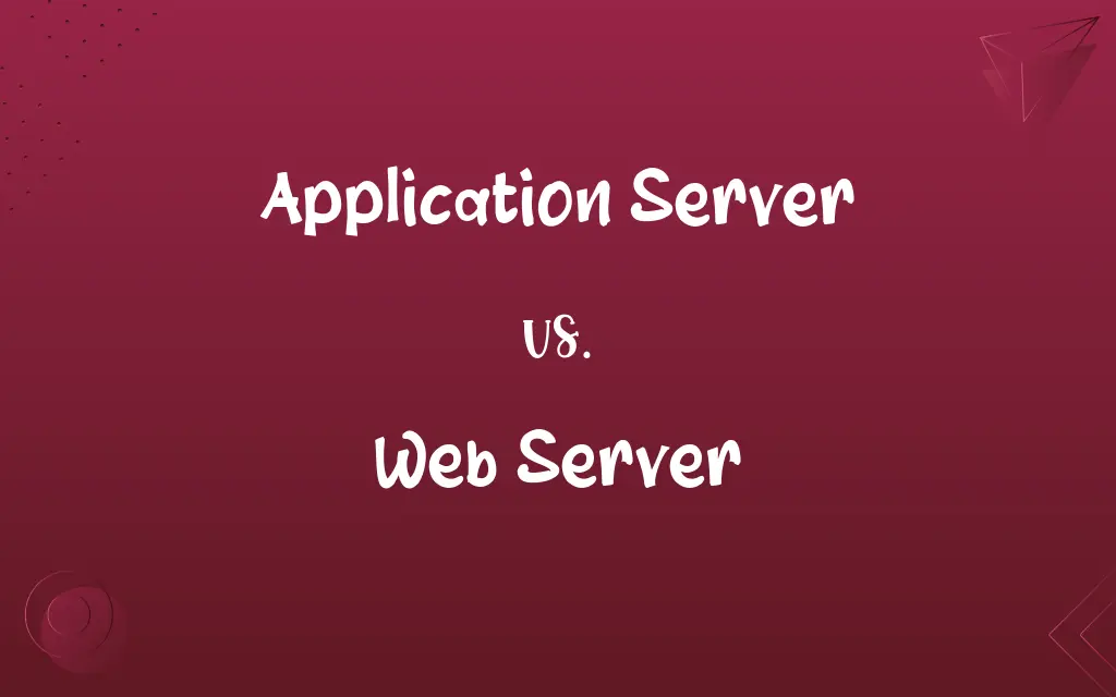 Application Server vs. Web Server