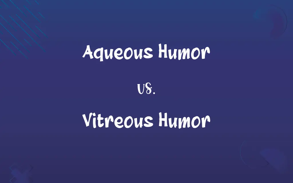 Aqueous Humor vs. Vitreous Humor