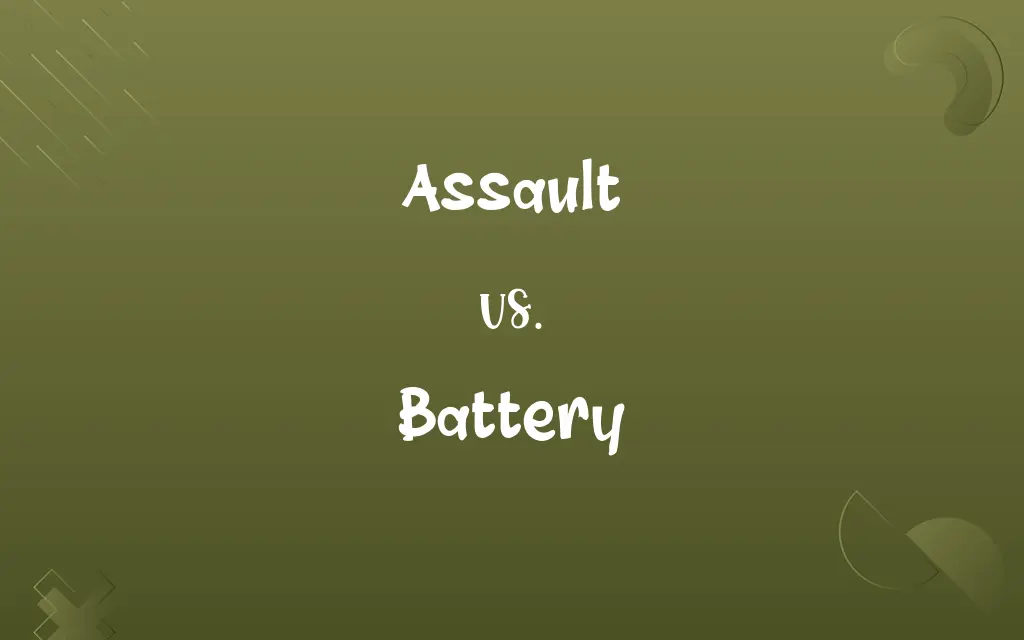 Assault vs. Battery