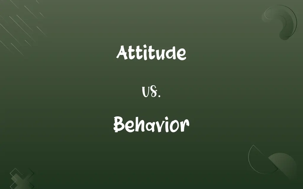 Attitude vs. Behavior
