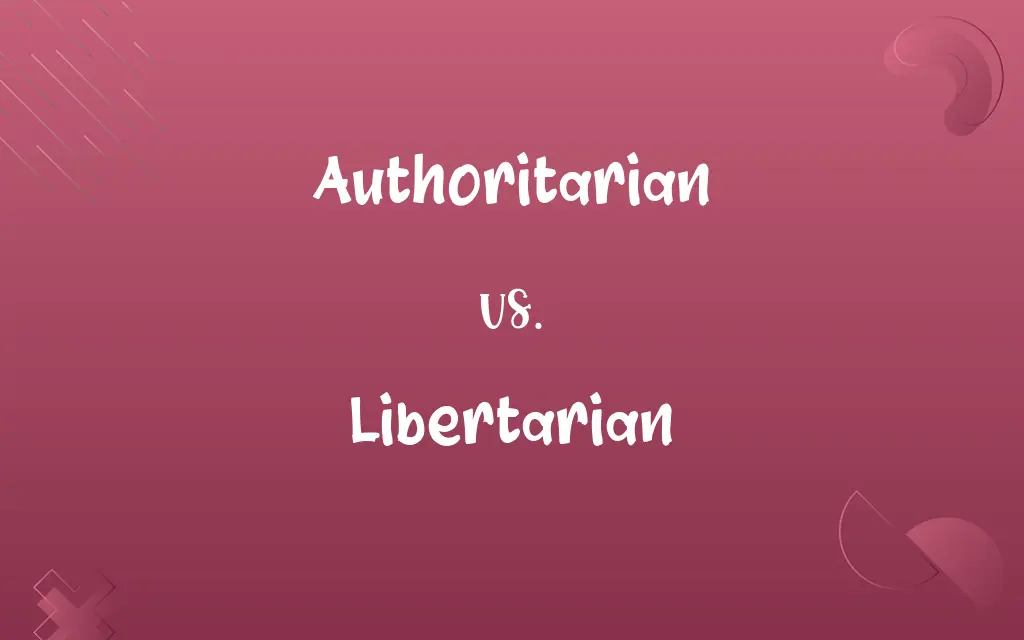 Authoritarian vs. Libertarian