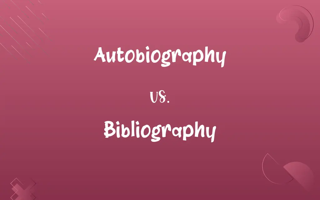 Autobiography vs. Bibliography