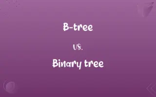 B-tree vs. Binary tree