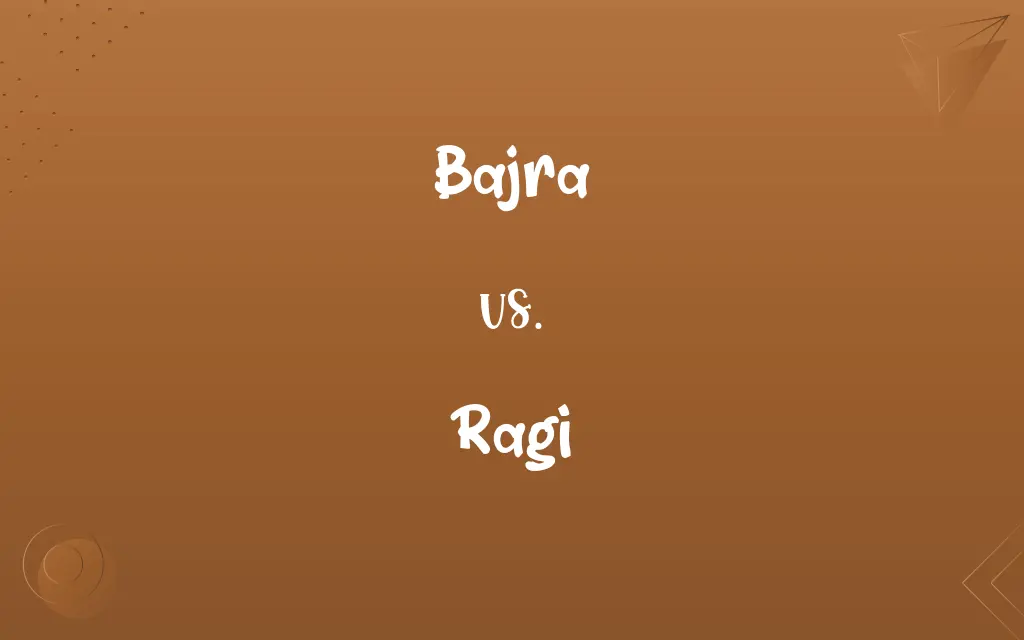 Bajra vs. Ragi