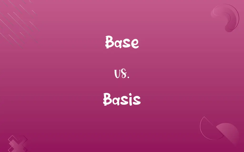 Base vs. Basis
