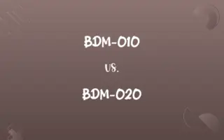 BDM-010 vs. BDM-020