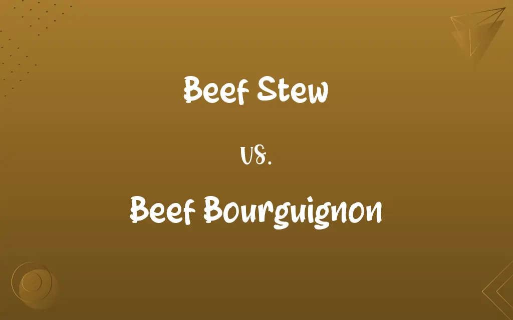 Beef Stew vs. Beef Bourguignon