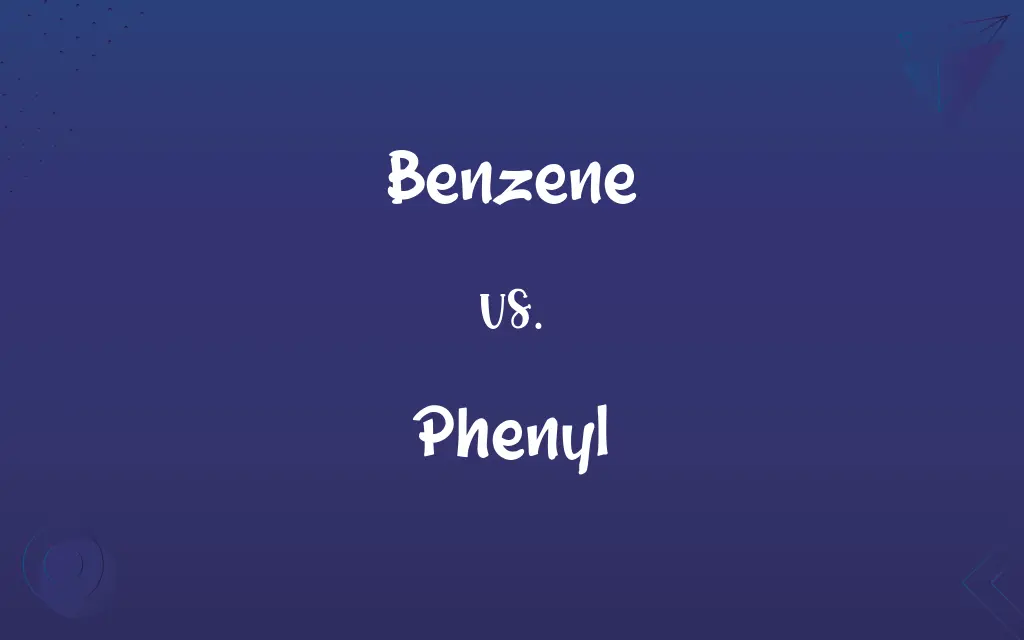 Benzene vs. Phenyl