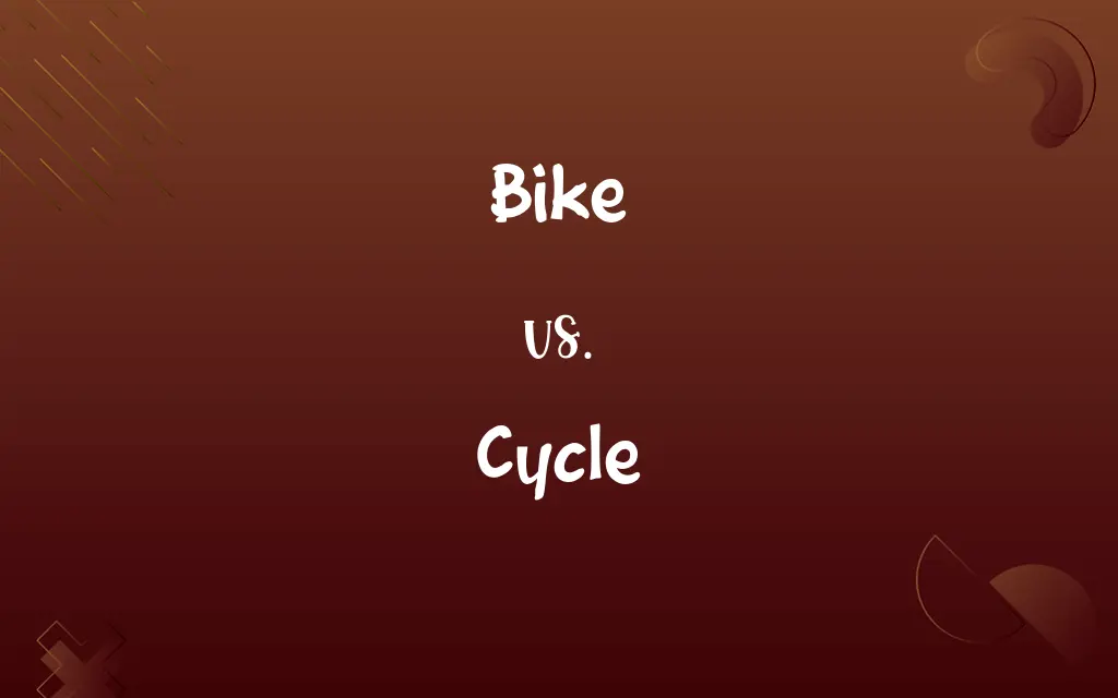 Bike vs. Cycle