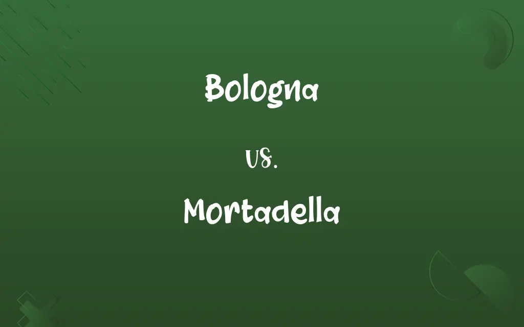 Bologna vs. Mortadella