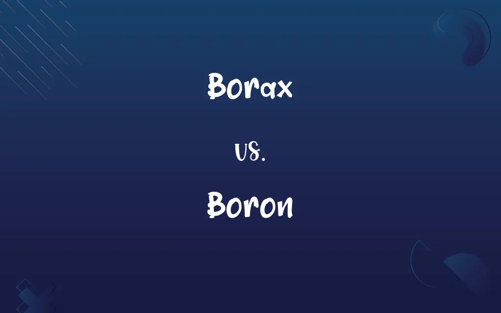 Borax vs. Boron