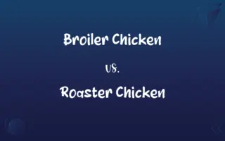 Broiler Chicken vs. Roaster Chicken