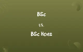 BSc vs. BSc Hons