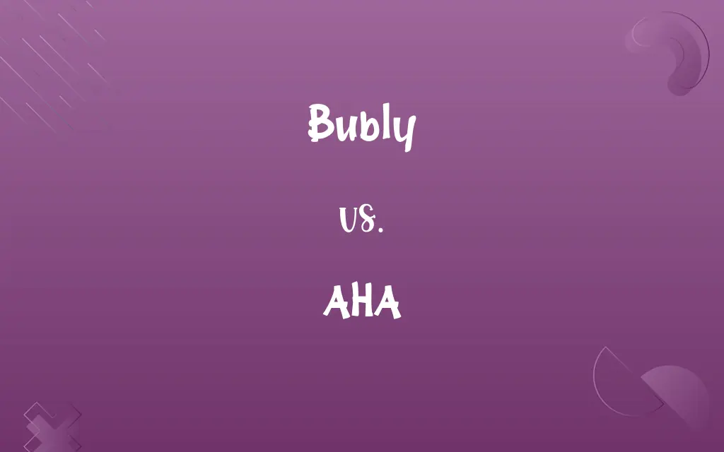 Bubly vs. AHA