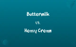Buttermilk vs. Heavy Cream