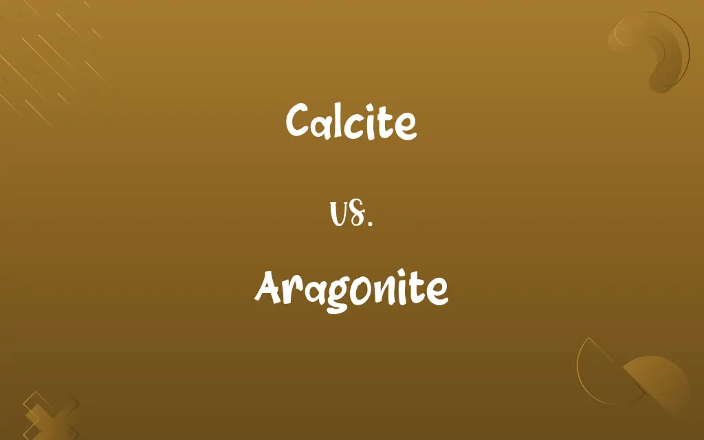 Calcite vs. Aragonite