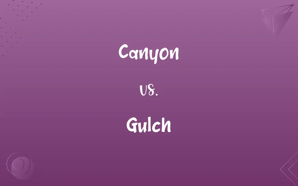 Canyon vs. Gulch
