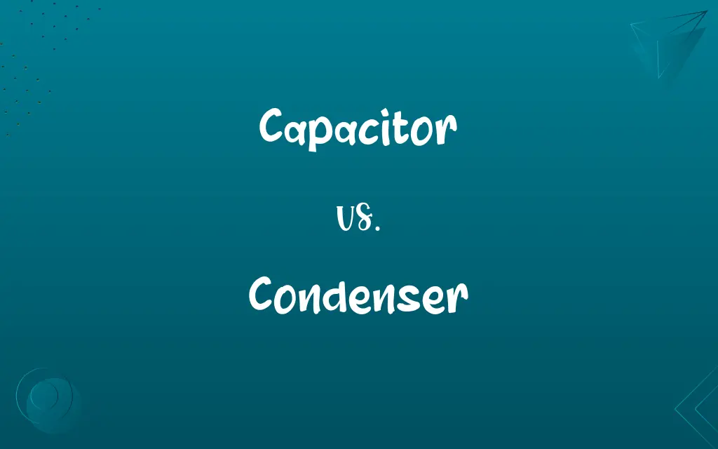 Capacitor vs. Condenser