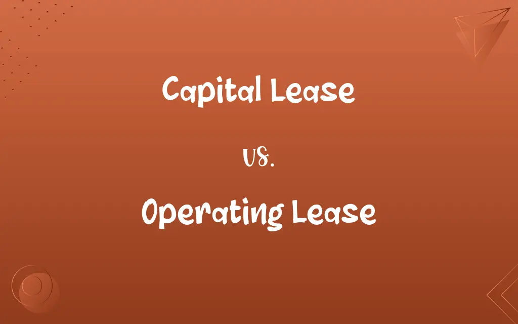 Capital Lease vs. Operating Lease