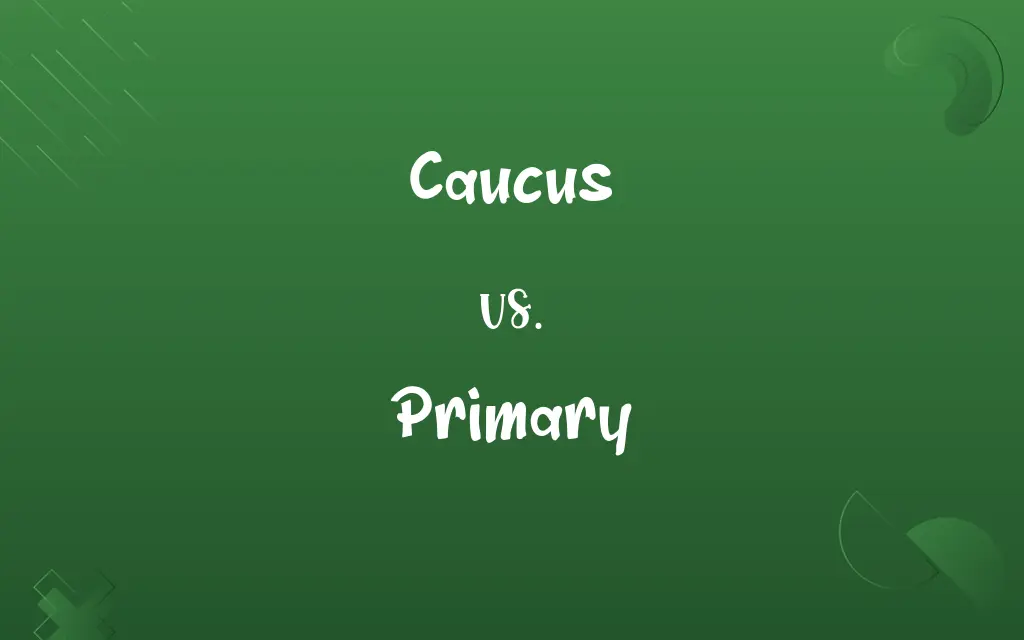 Caucus vs. Primary