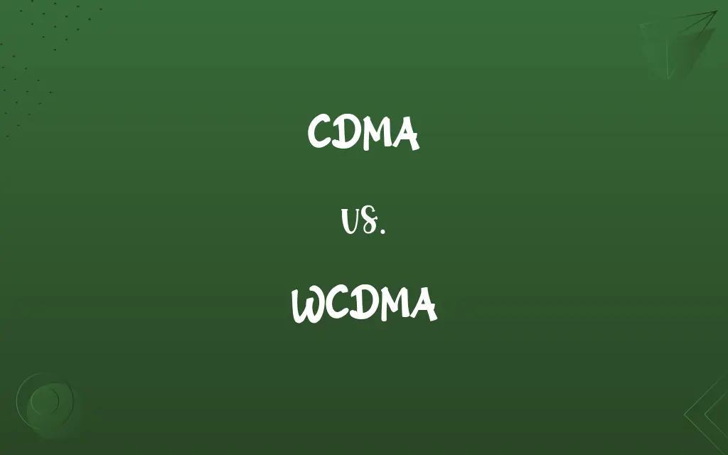 CDMA vs. WCDMA