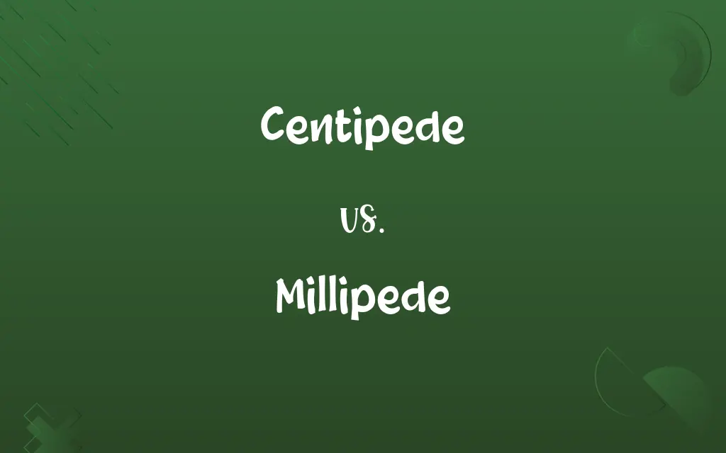 Centipede vs. Millipede