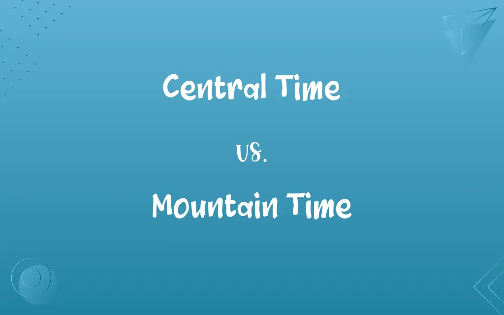 Central Time vs. Mountain Time