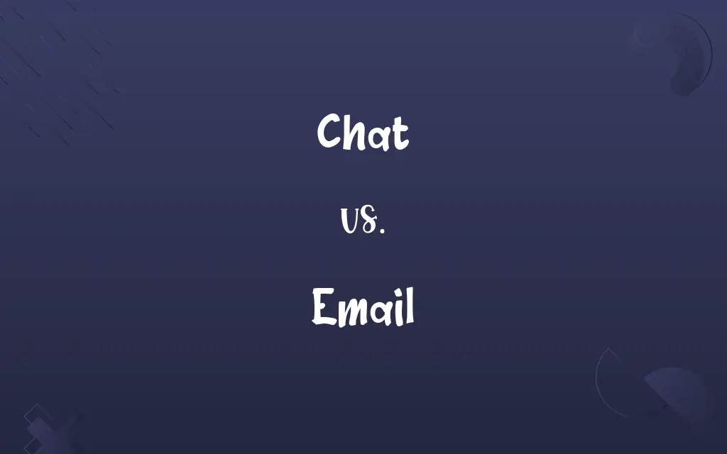 Chat vs. Email
